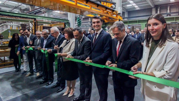 Cansan Alüminyum’un yeni üretim çizgisi açıldı