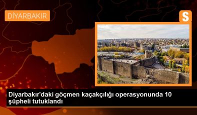 Diyarbakır gündem: Diyarbakır’daki göçmen kaçakçılığı operasyonunda 10 kuşkulu tutuklandı