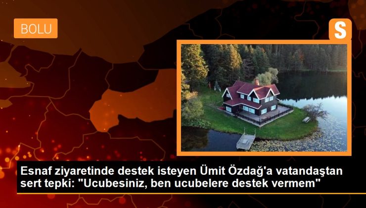 Esnaf ziyaretinde takviye isteyen Ümit Özdağ’a vatandaştan sert reaksiyon: “Ucubesiniz, ben ucubelere takviye vermem”