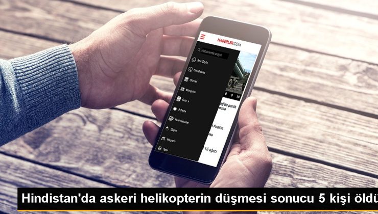 Son dakika haberi | Hindistan’da askeri helikopterin düşmesi sonucu 5 kişi öldü