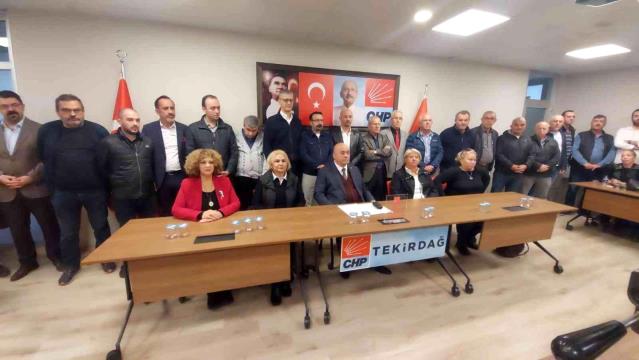 Tekirdağ haberleri! Tekirdağ’da, CHP’de 19 istifa sonrası vilayet idaresi düştü