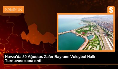 Havza’da düzenlenen Voleybol Halk Turnuvası sona erdi