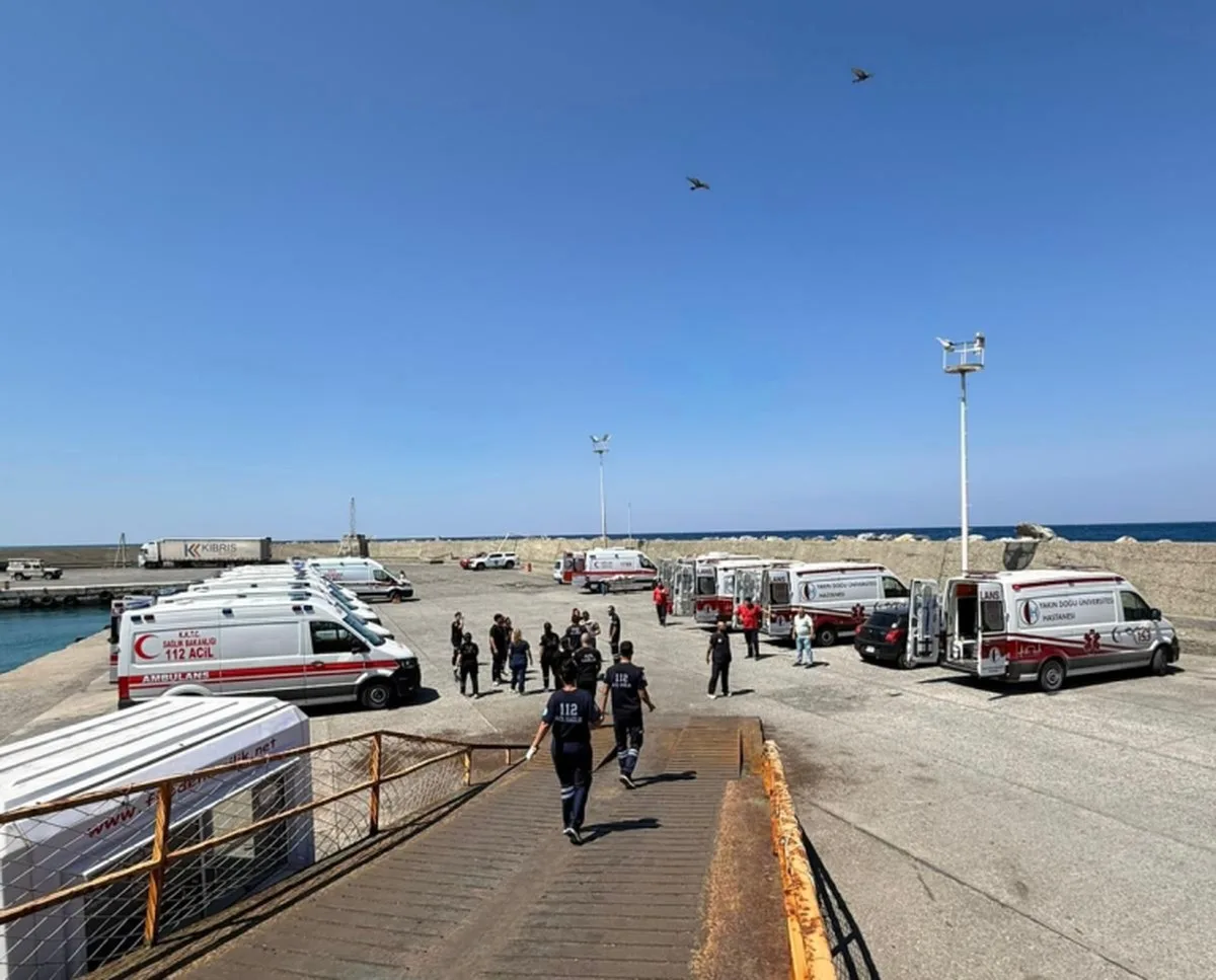 Girne Açıklarında Yolcu Gemisi Batması: Kurtarma Çalışmaları Sürüyor