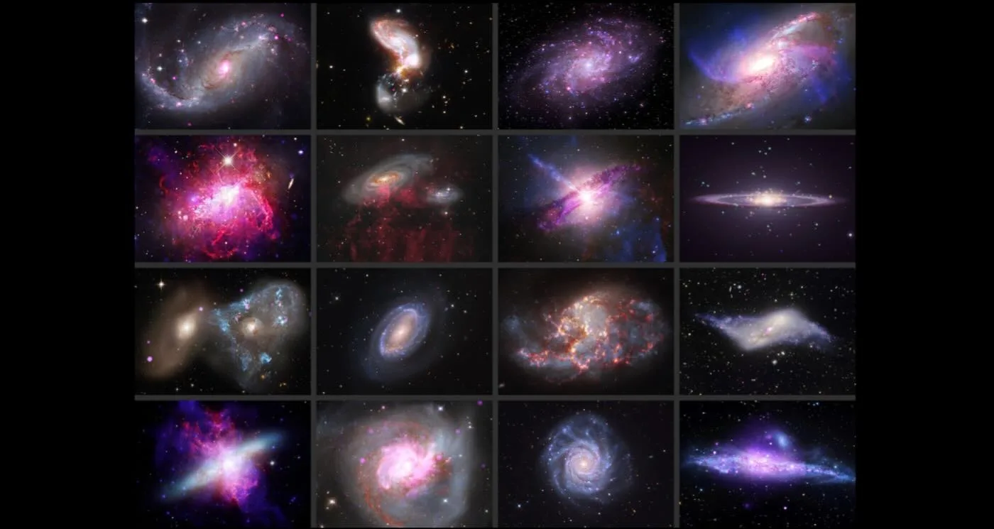 Astronomlar, Evrenin Çeşitliliğini Gösteren 16 “Göksel Mücevher”ten Oluşan Yeni Bir Koleksiyon Yayınladı
