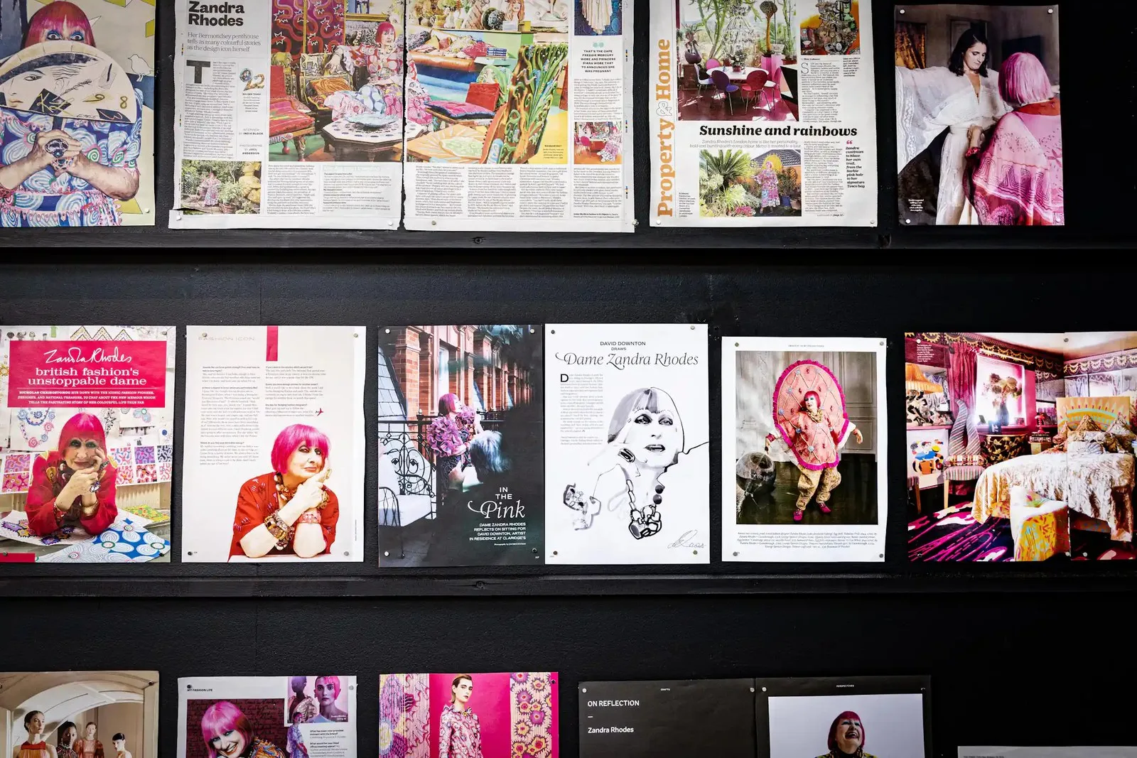 Çok "abartılı" denilerek reddedilen Zandra Rhodes'ın arşivi, moda geleceğini şekillendiriyor