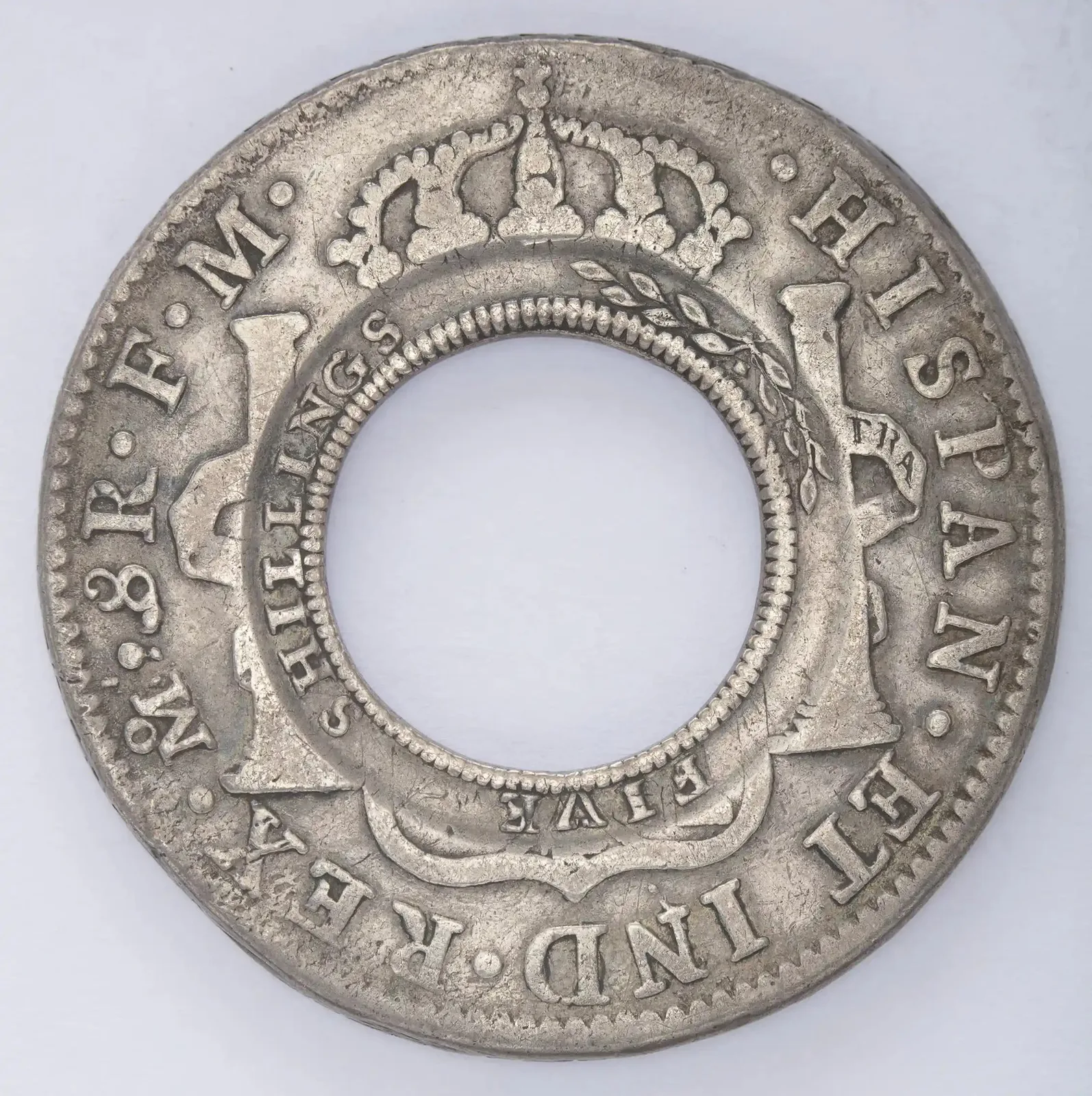 A holey dollar minted in New South Wales