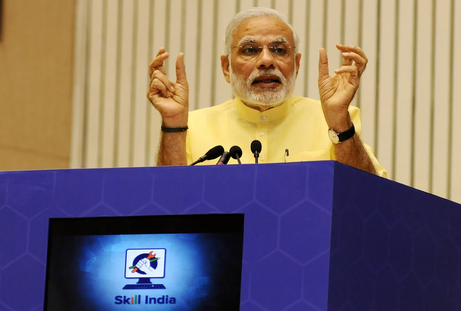 Modi at Skill India