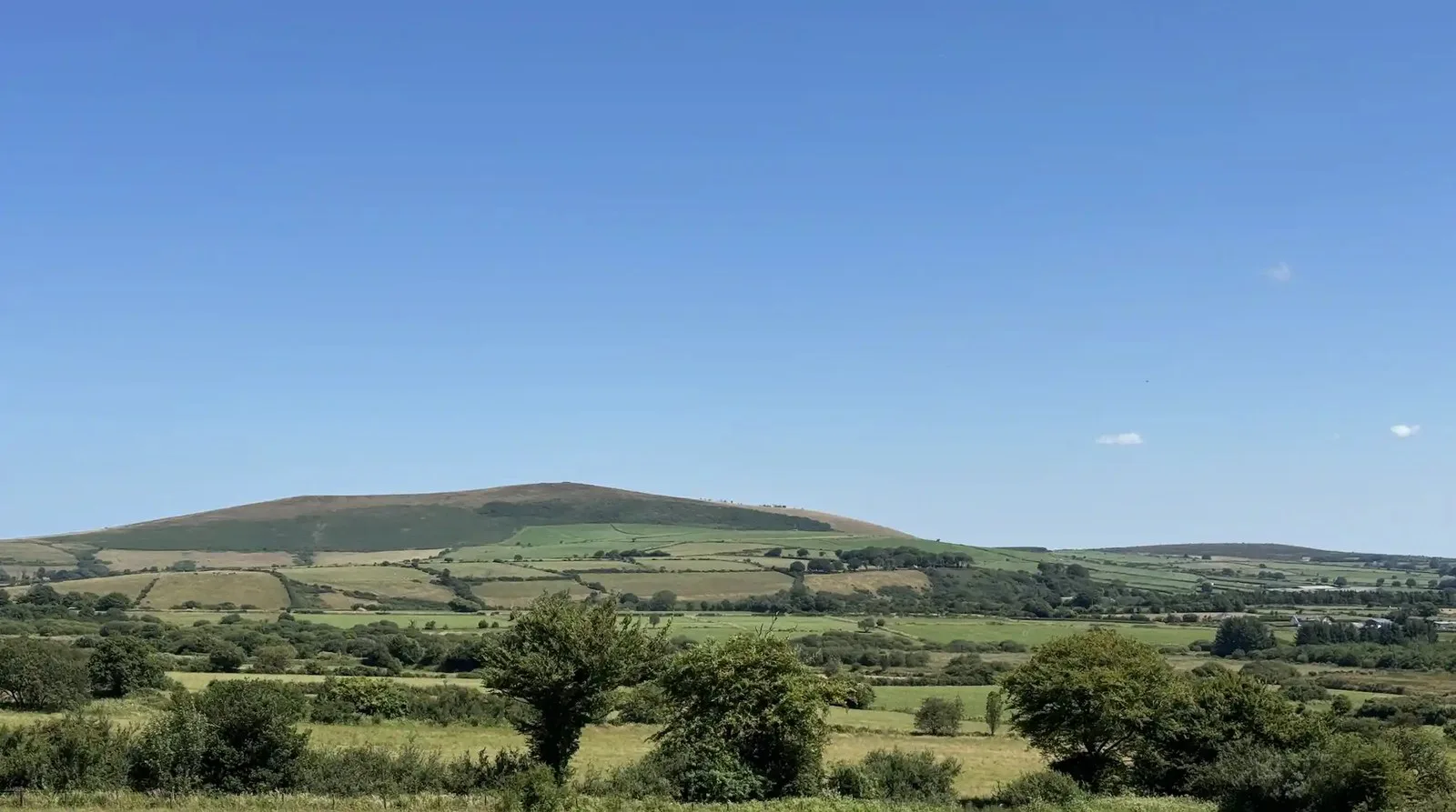 The Frenni Fawr, the easternmost peak in the Preseli Hills, viewed from the east.