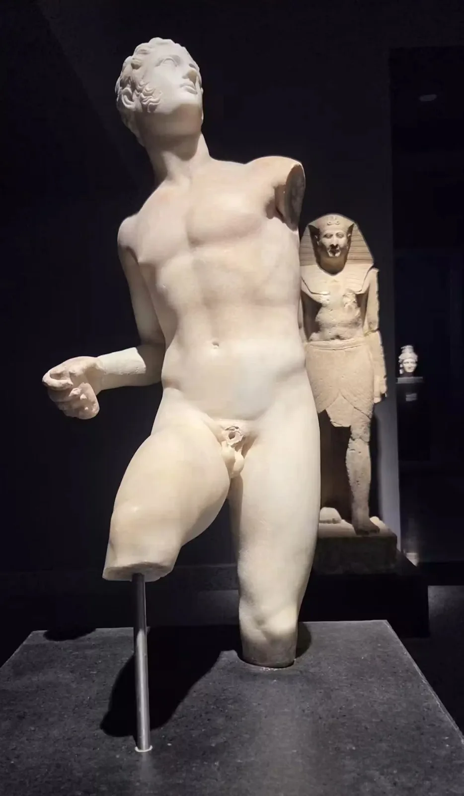This marble statue of a young warrior could depict Alexander the Great.