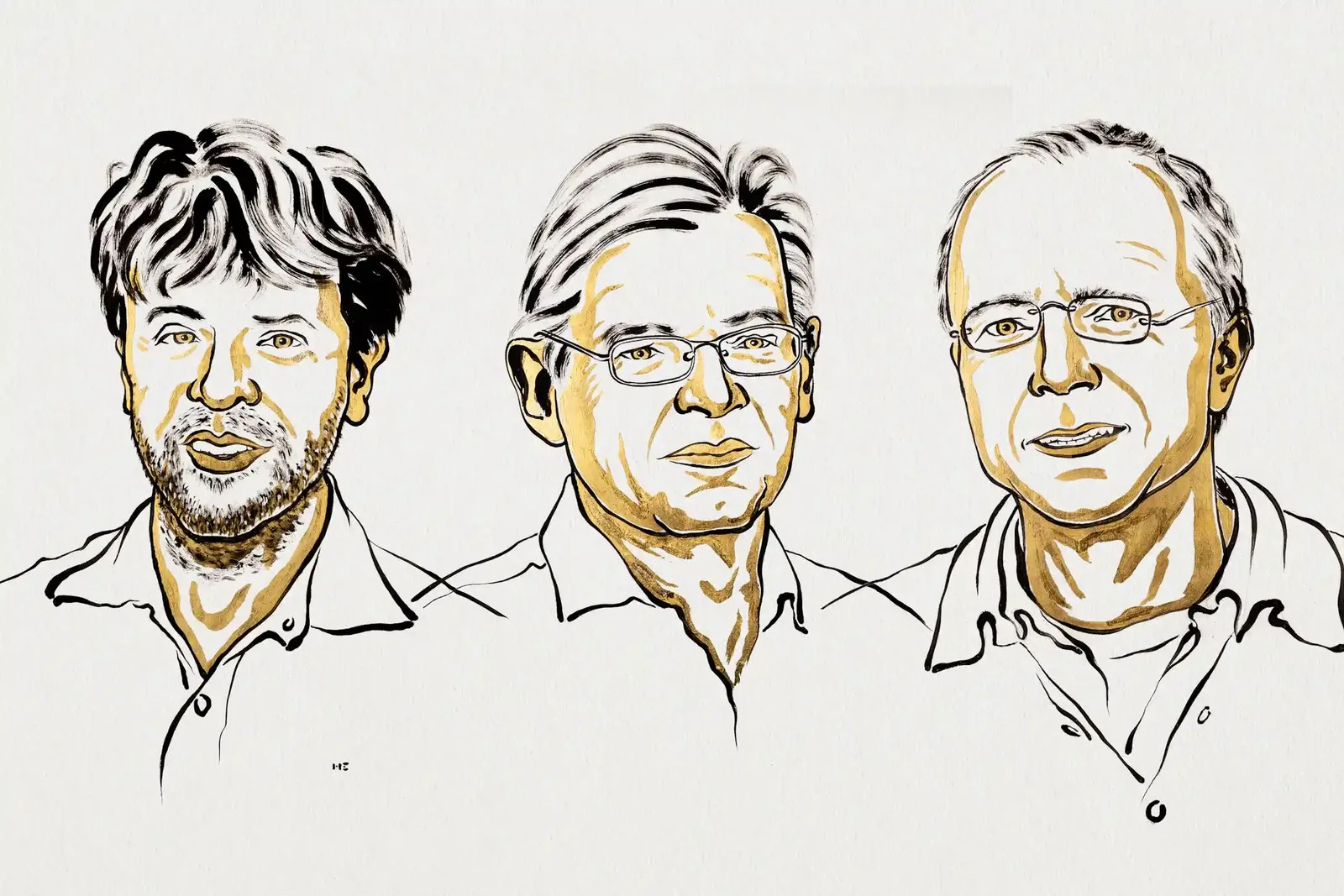 Karl Deisseroth, Peter Hegemann and Georg Nagel, winners of the 2026 Nobel prize in physiology or medicine.