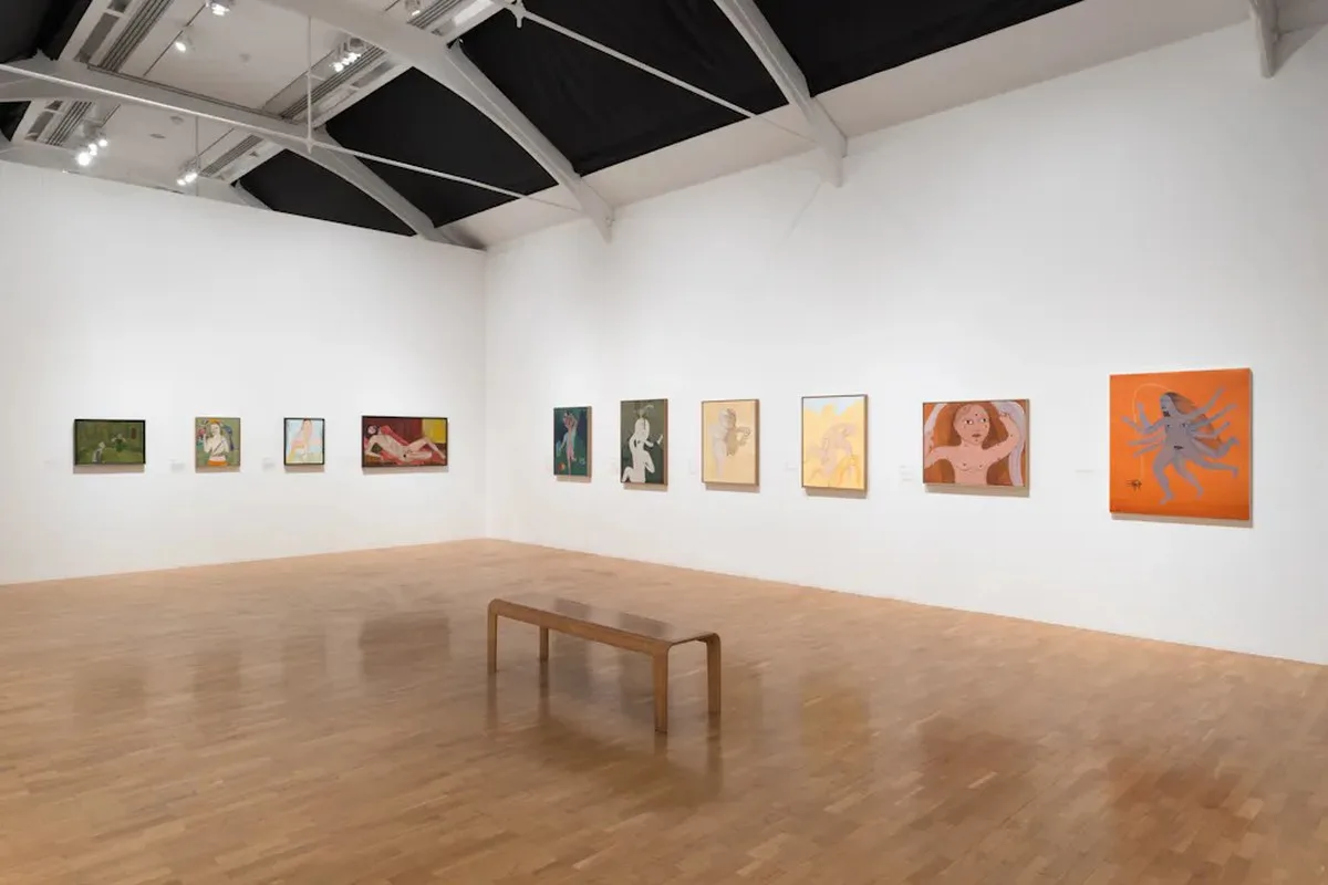 Cecilia Vicuña's paintings on show at Whitechapel Gallery.