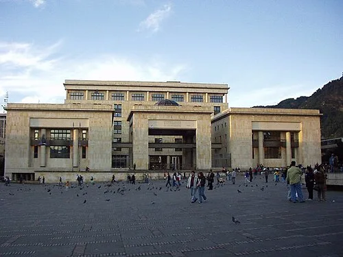 The new Palace of Justice building.