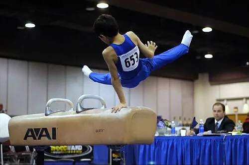 Gymnastics brokenchopstick