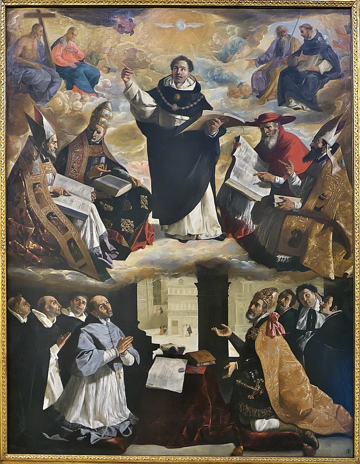 The Apotheosis of Saint Thomas Aquinas by Francisco de Zurbarán (1631)