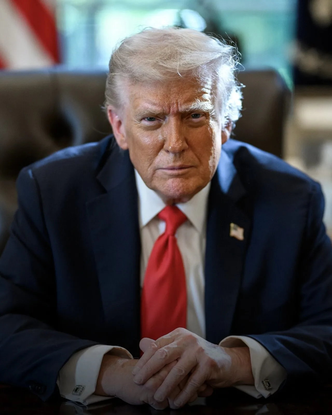 Donald Trump, the 45th (2017–2021) and 47th (since 2025) president