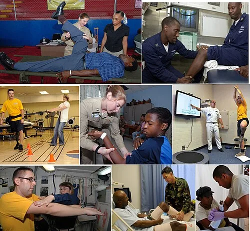 Physical Therapists at work
