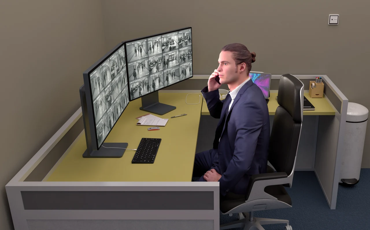 3D design of security camera  monitoring for school security