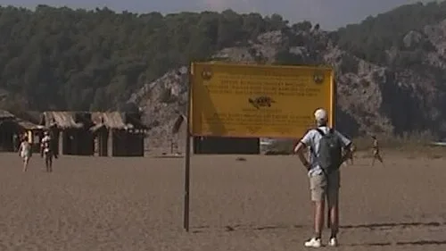 Information at İztuzu Beach
