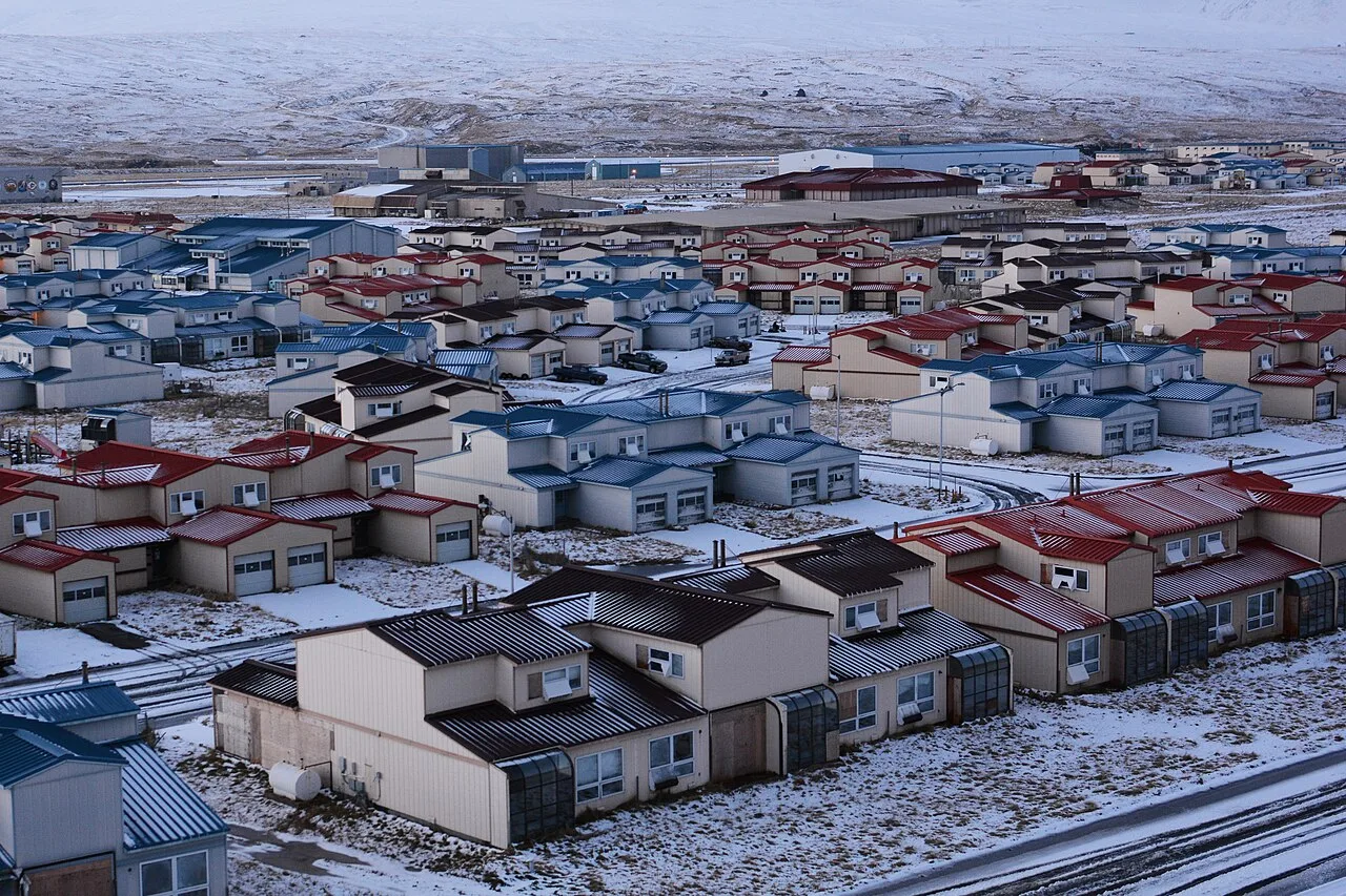 Residences in Adak, Adak Island, Aleutian Islands, Alaska in 2014