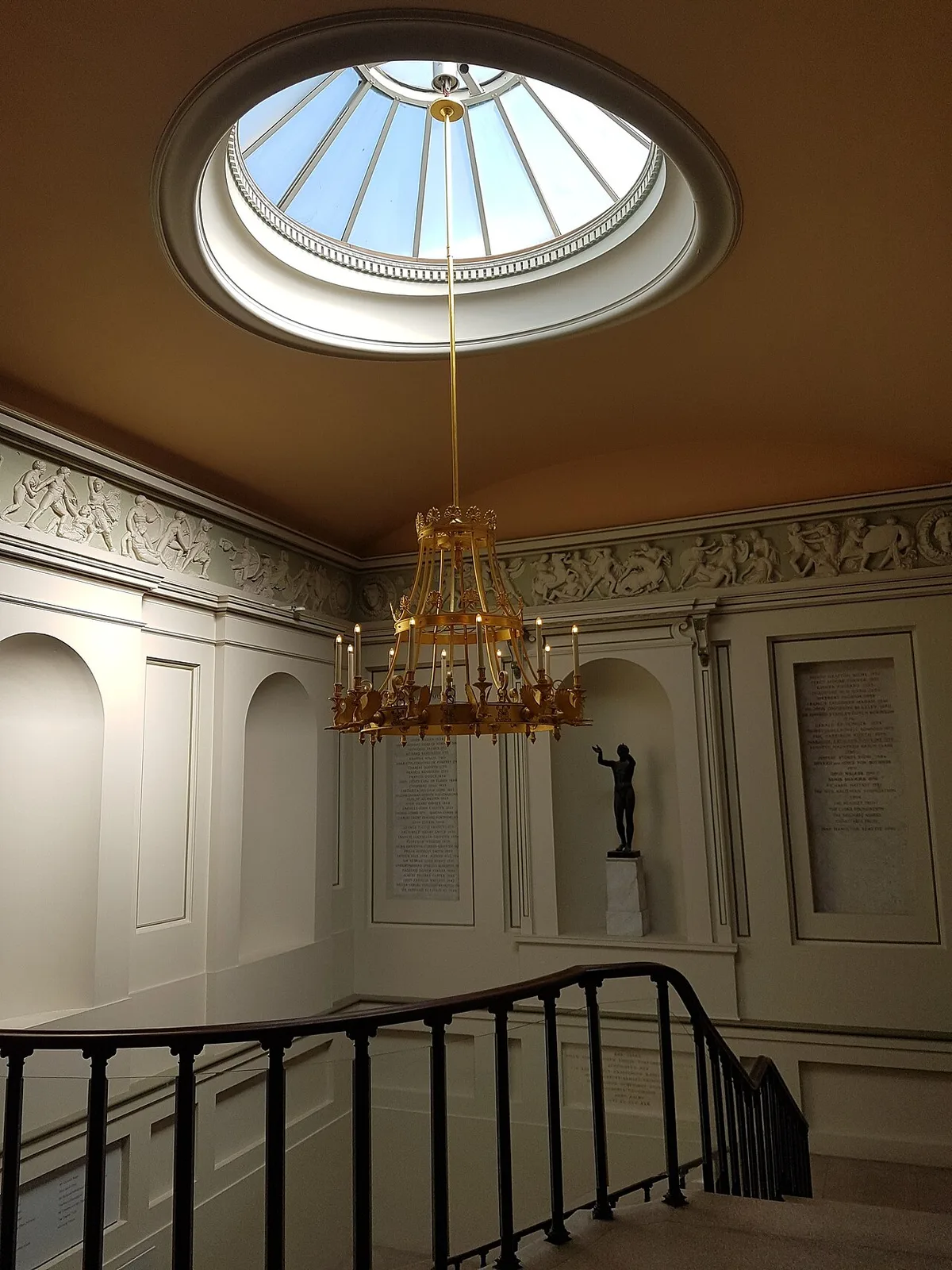 Stairway with skylight