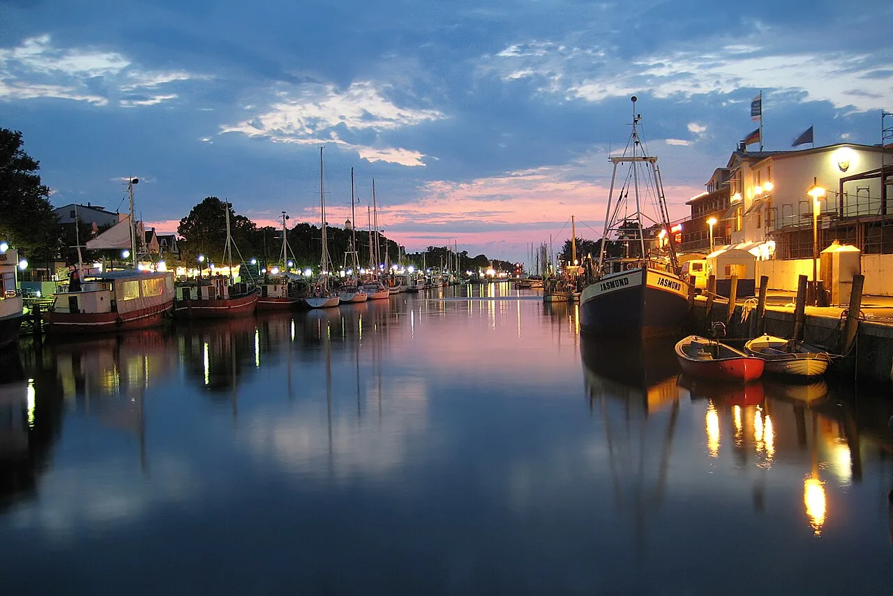 The Alter Strom, in the sea resort of Warnemünde, Germany