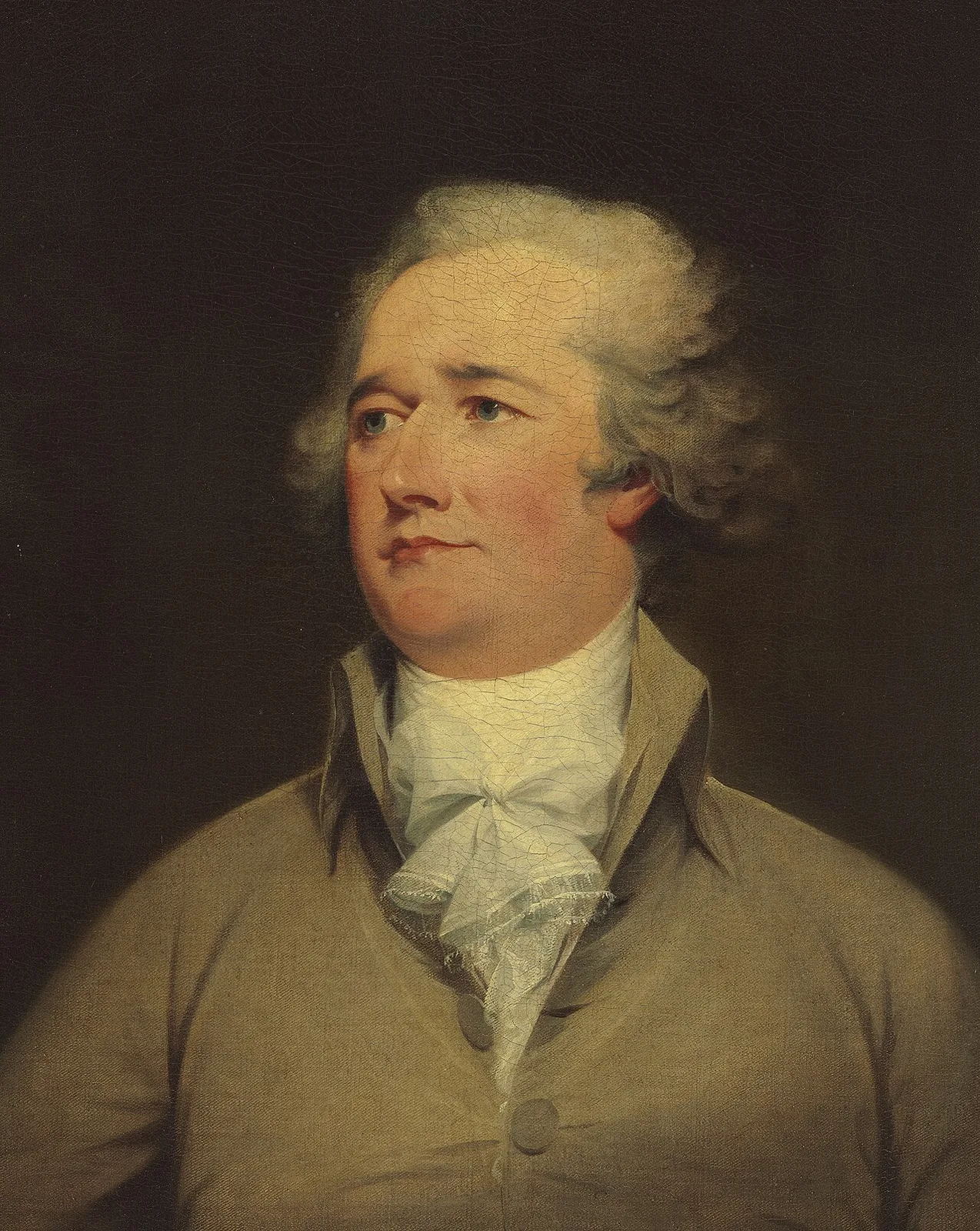 Alexander Hamilton, one of the Founding Fathers of the United States, by portraitist John Trumbull c. 1792. In The Federalist No. 78, published 28 May 1788, Hamilton wrote: "The complete independence of the courts of justice is particularly essential in a limited constitution."